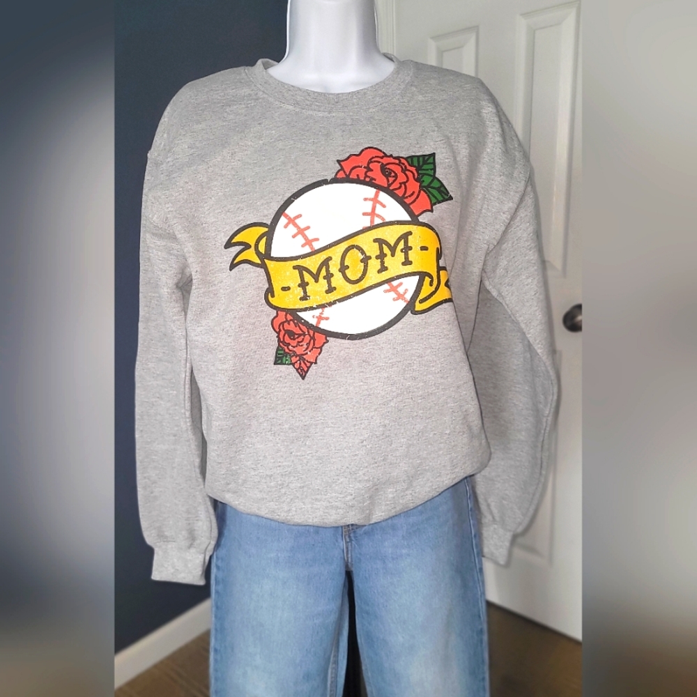 Mom Baseball Sweatshirt